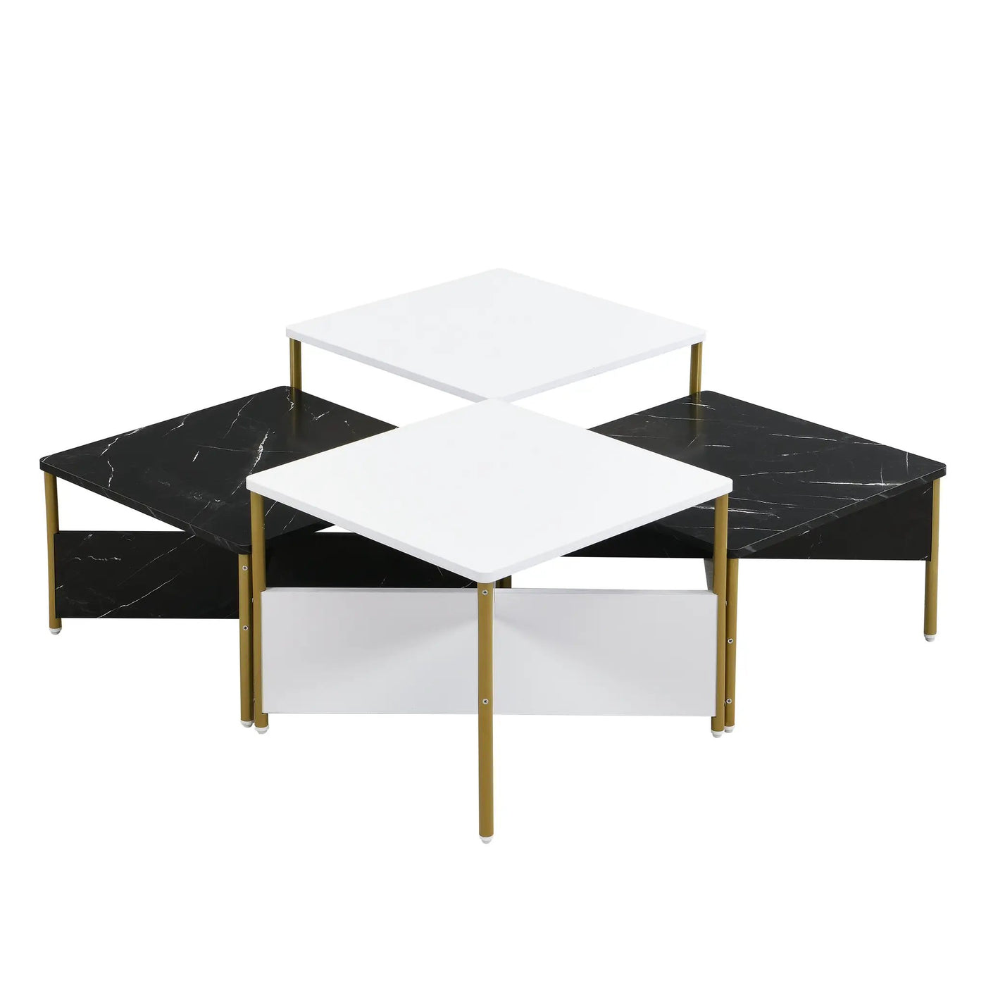 Modern Nesting Coffee Tables Set of 4 by HouseOfZazla