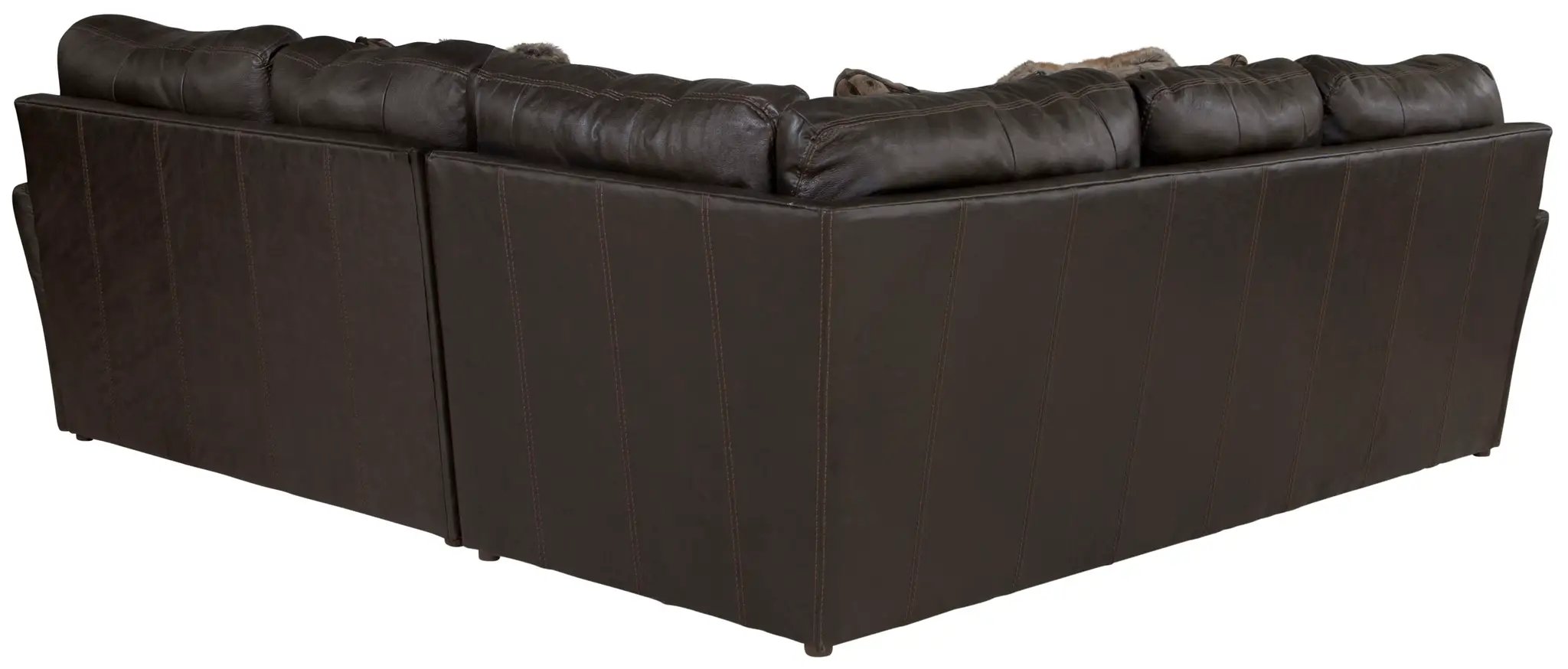 Denali - Italian Leather Match Sectional by Unique Piece Furniture