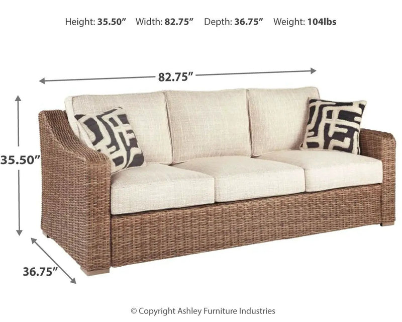 Beachcroft - Sofa With Cushion by Unique Piece Furniture