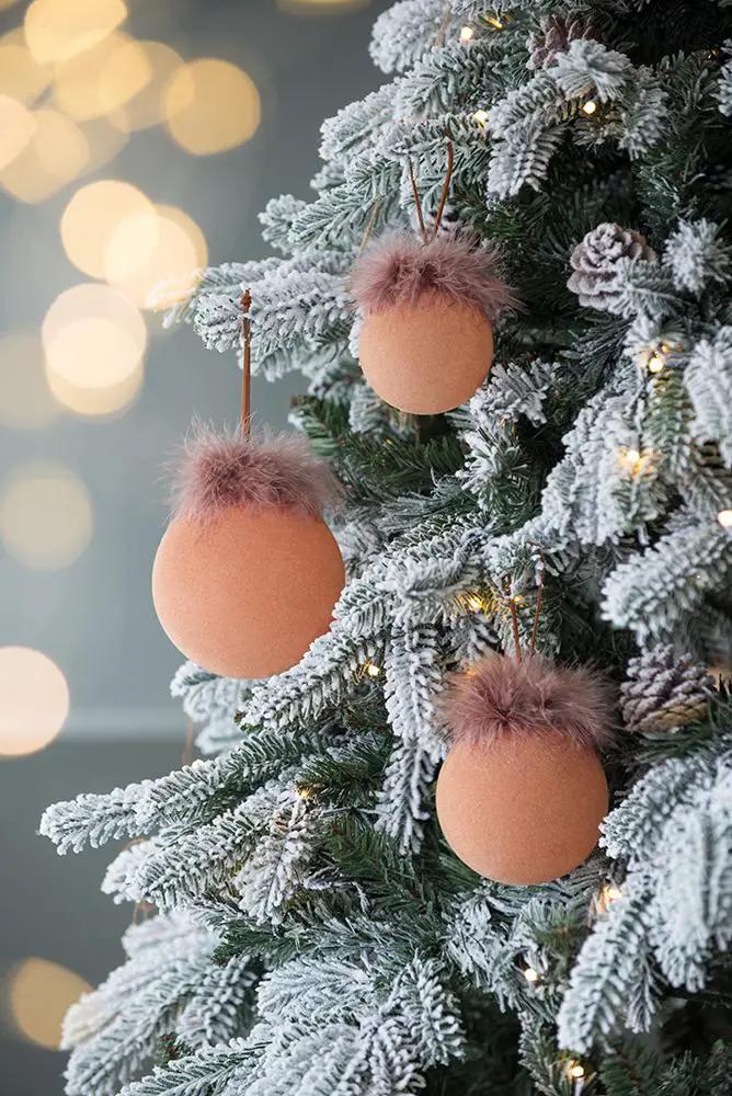 Christmas Ball Ornaments, Glass Decorative Hanging Ball Christmas Tree Ornaments by Unique Piece Furniture