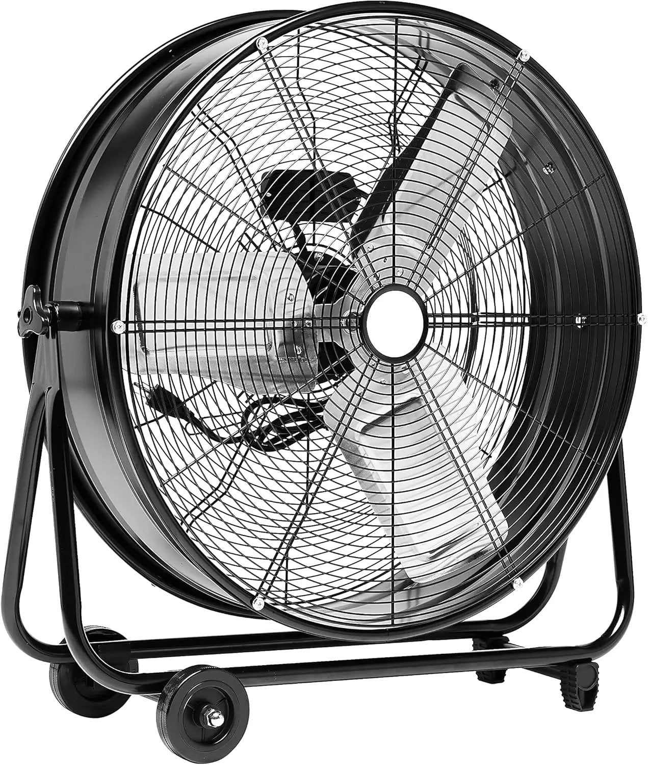 24 Inch Heavy Duty Metal Industrial Drum Fan by HouseOfZazla