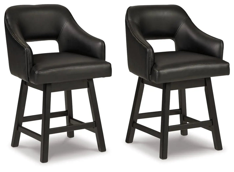 Tallenger - Upholstered Swivel Barstool (Set of 2) by Unique Piece Furniture