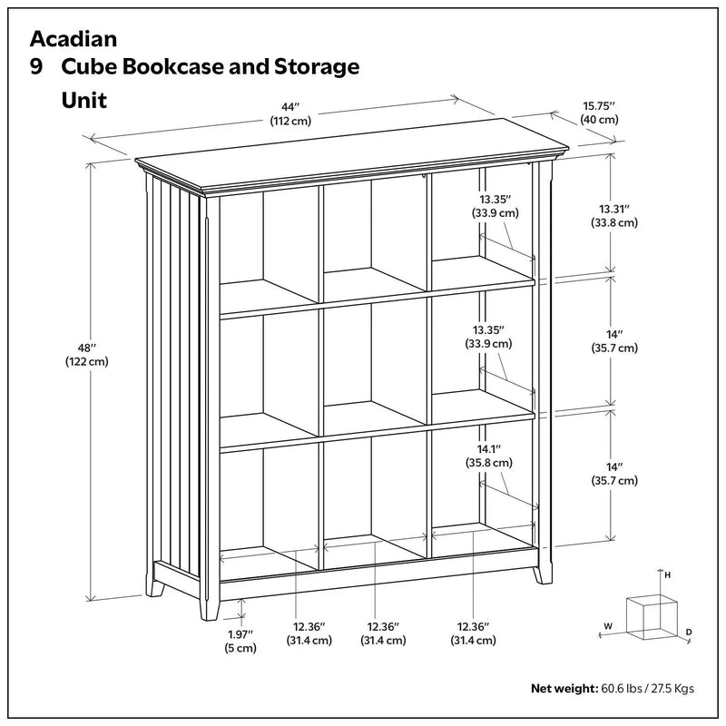 Acadian - Handcrafted Cube Storage by HouseOfZazla