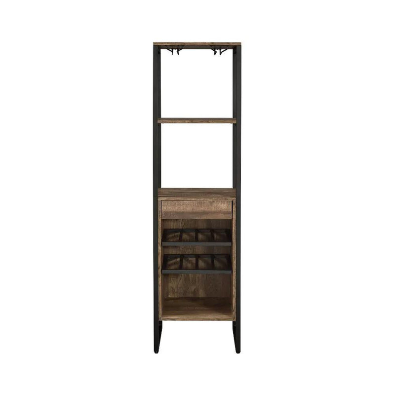 Narik - Wine Rack - Weathered Oak by Unique Piece Furniture