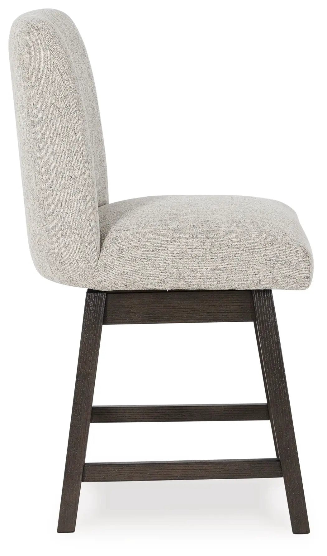 Burkhaus - Upholstered Swivel Barstool (Set of 2) - Beige / Dark Brown by Unique Piece Furniture