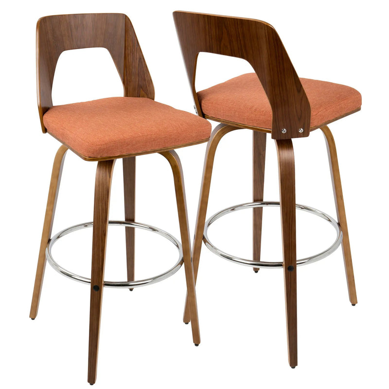 Trilogy - Mid Century Modern Barstool (Set of 2) by Unique Piece Furniture