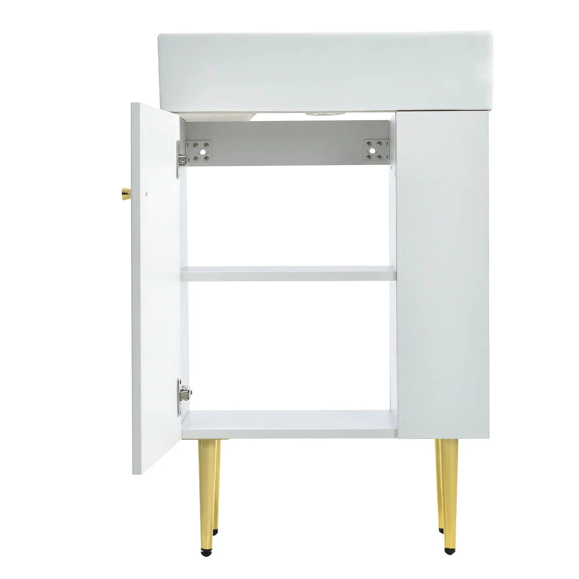 Bathroom Vanity, Combo Cabinet, Bathroom Storage Cabinet, Single Ceramic Sink by HouseOfZazla
