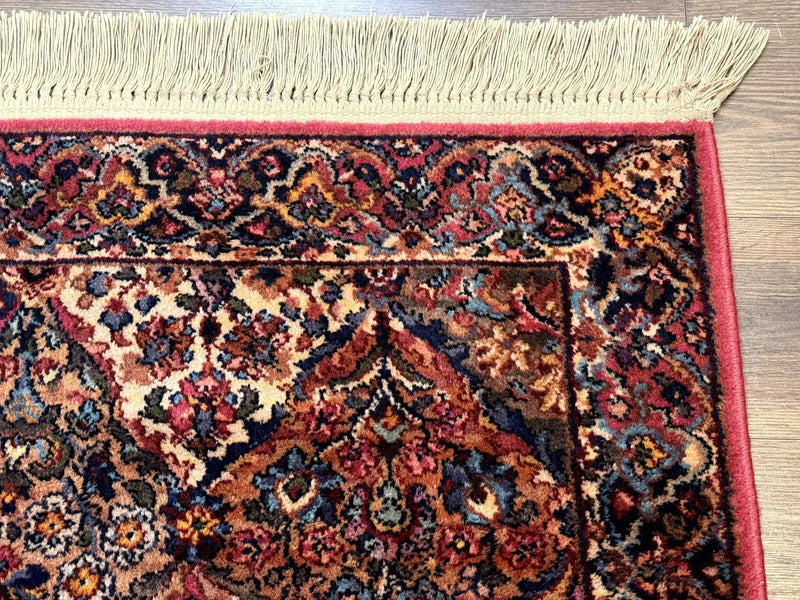 Karastan Rug 3x5 Multicolor Panel Kirman #717, Original 700 Series, Wool Pile, Discontinued by Jewel Rugs