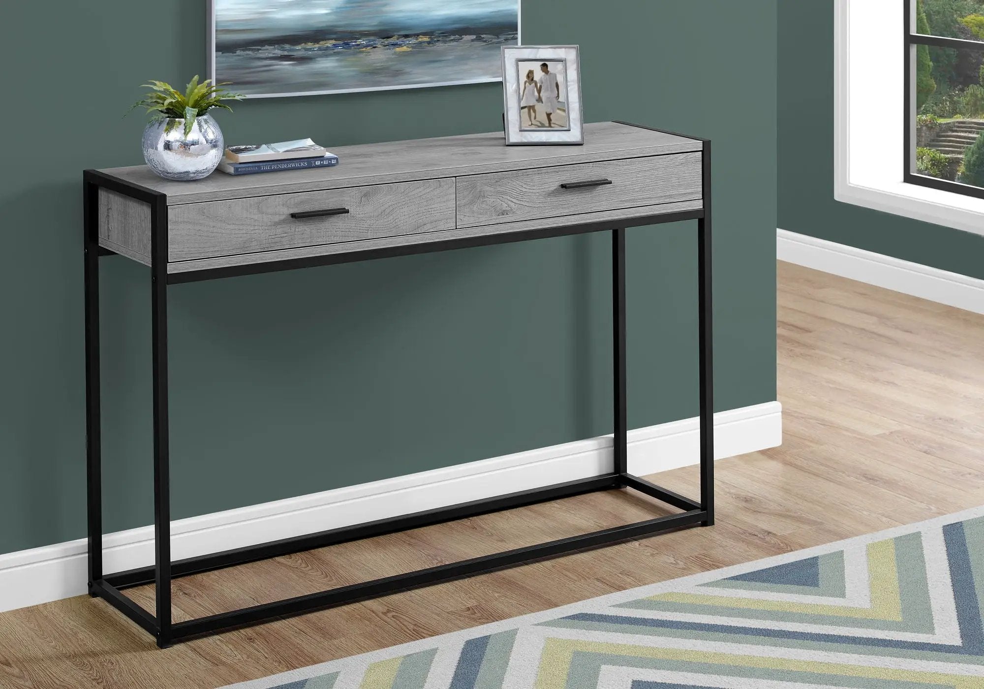 Accent Console Table For Entryway, Storage Drawers, Contemporary & Modern by Unique Piece Furniture