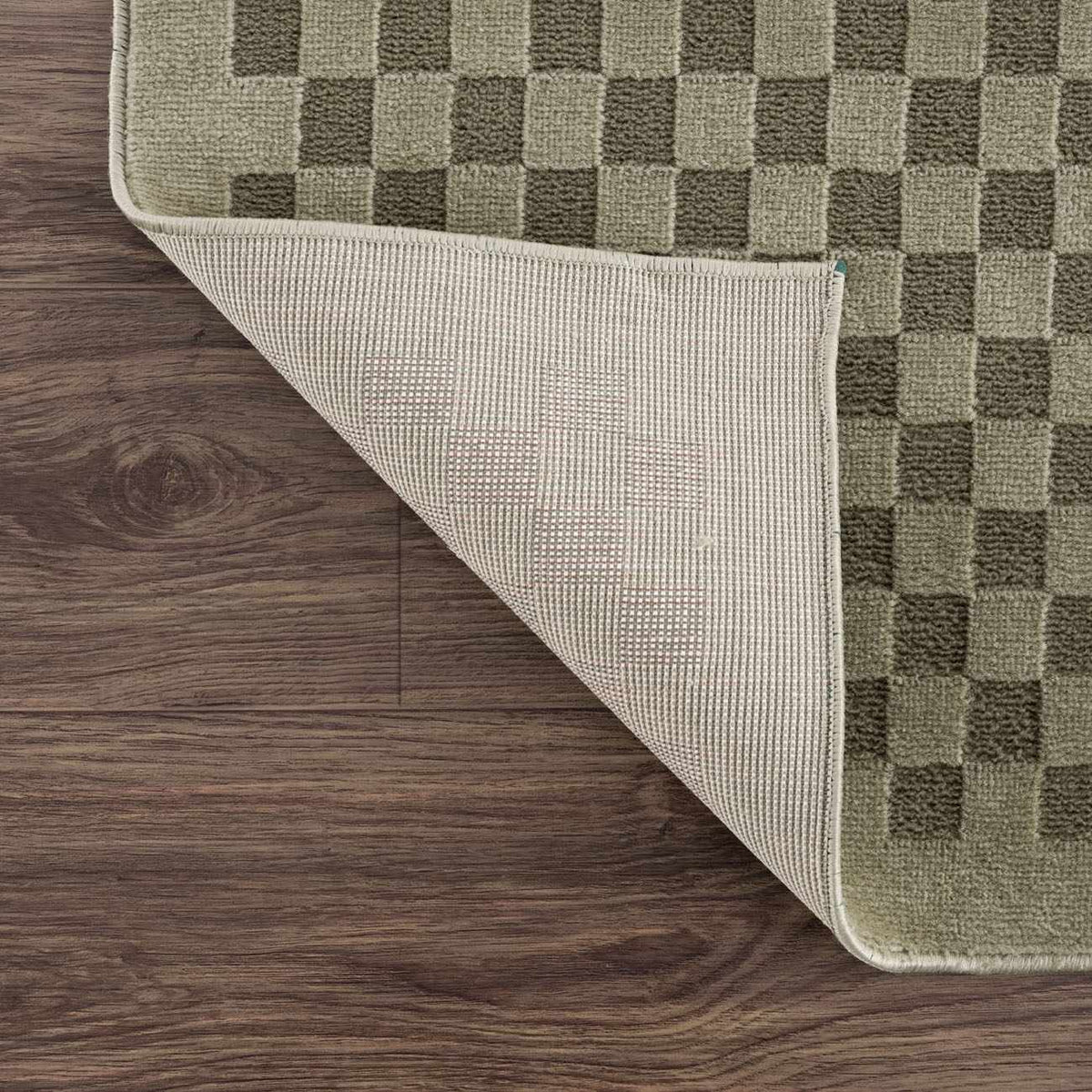 Gaiwan Olive Green Washable Area Rug, photo 4 of 13