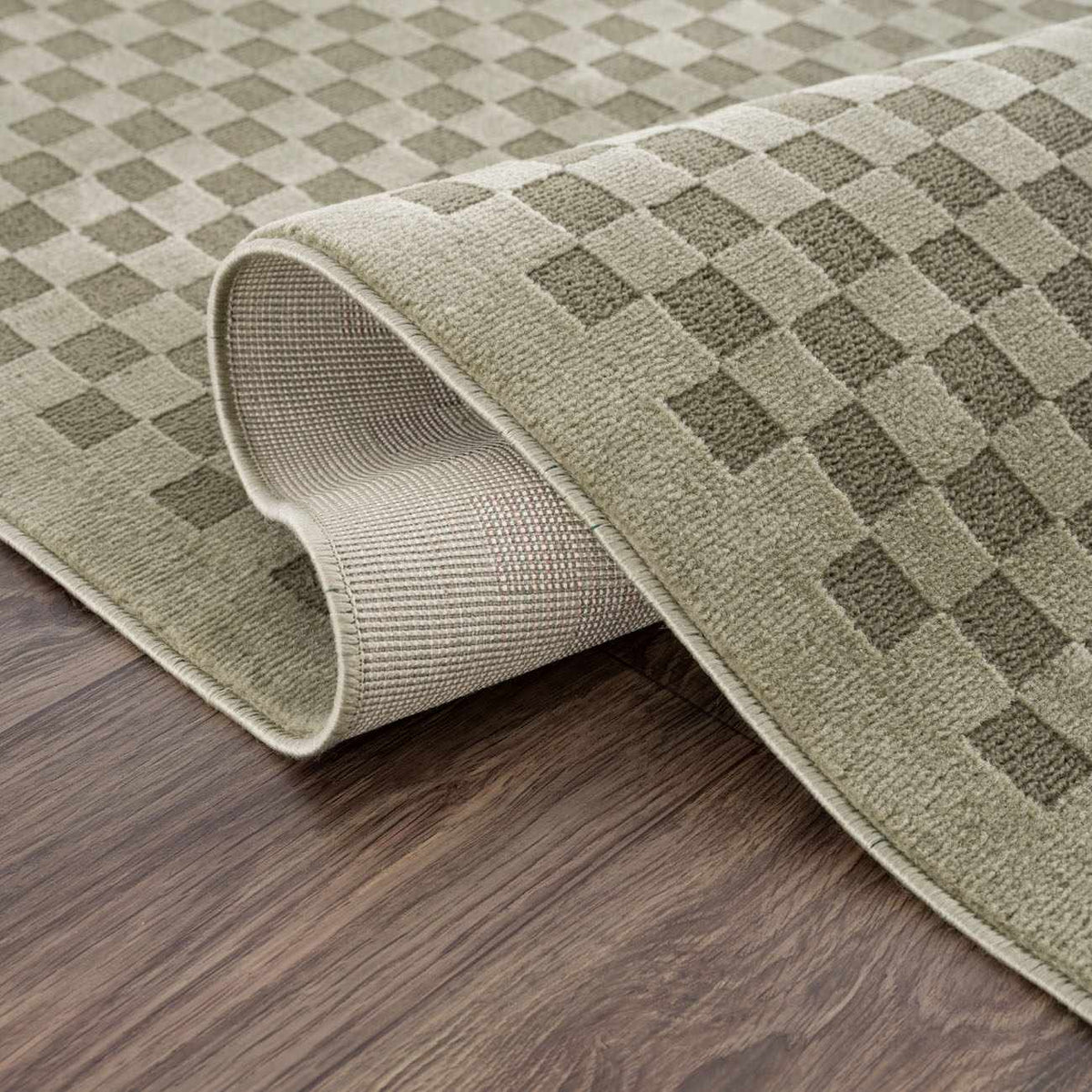 Gaiwan Olive Green Washable Area Rug, photo 5 of 13