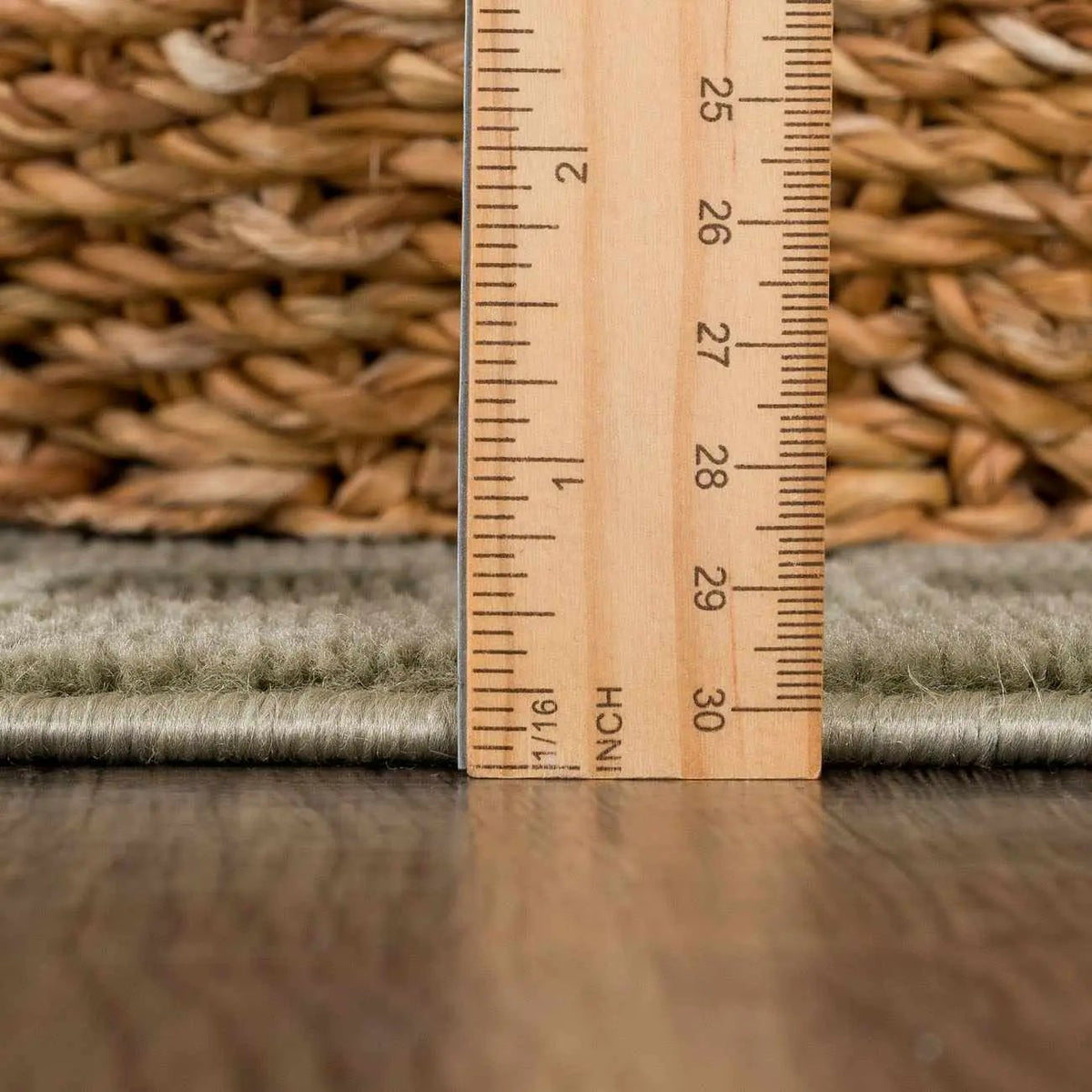 Gaiwan Olive Green Washable Area Rug, photo 7 of 13