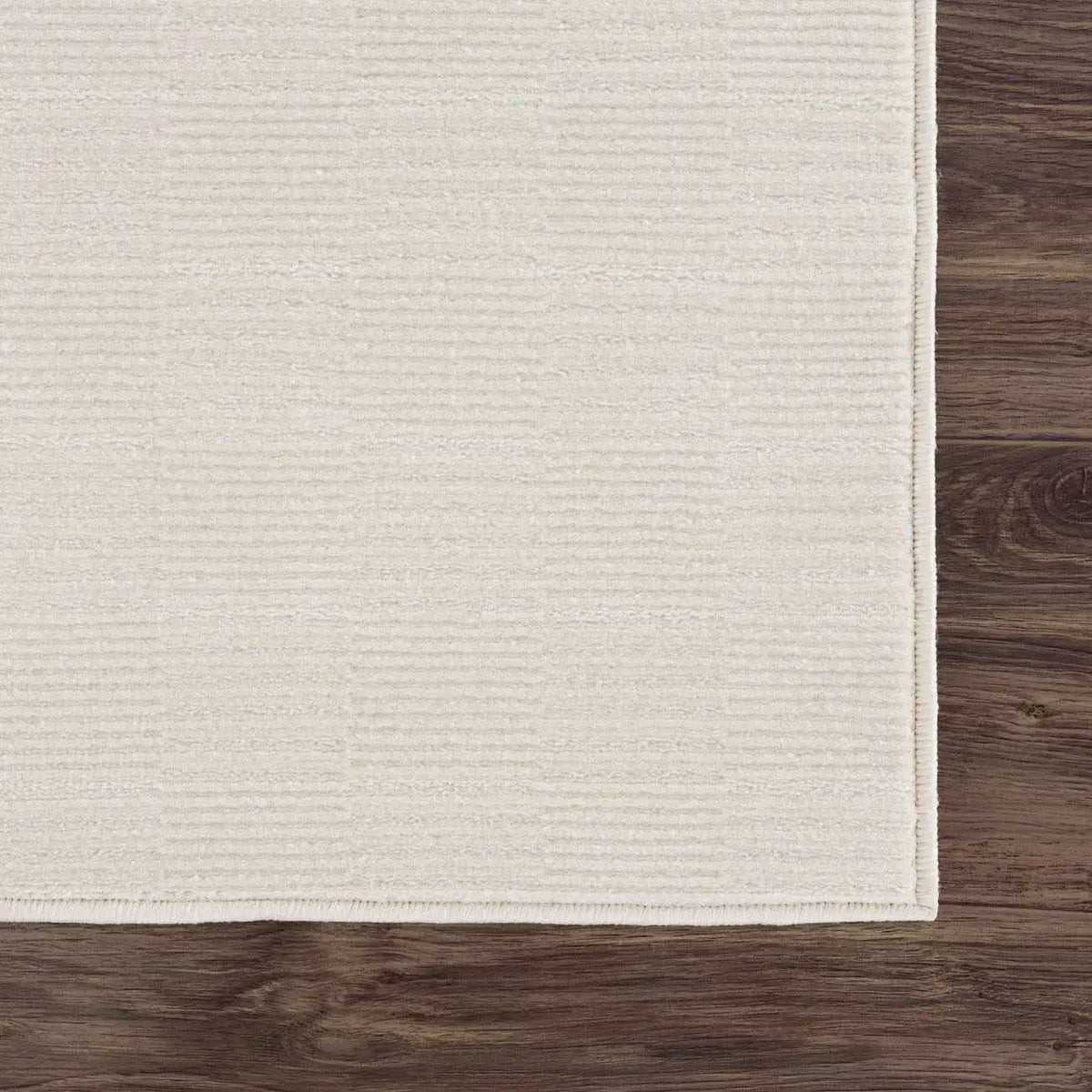 Kazuma Cream Checkered Washable Area Rug, photo 4 of 14