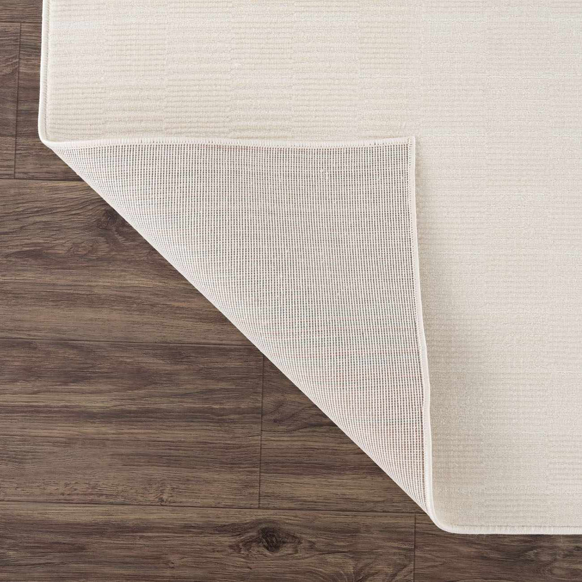 Kazuma Cream Checkered Washable Area Rug, photo 7 of 14