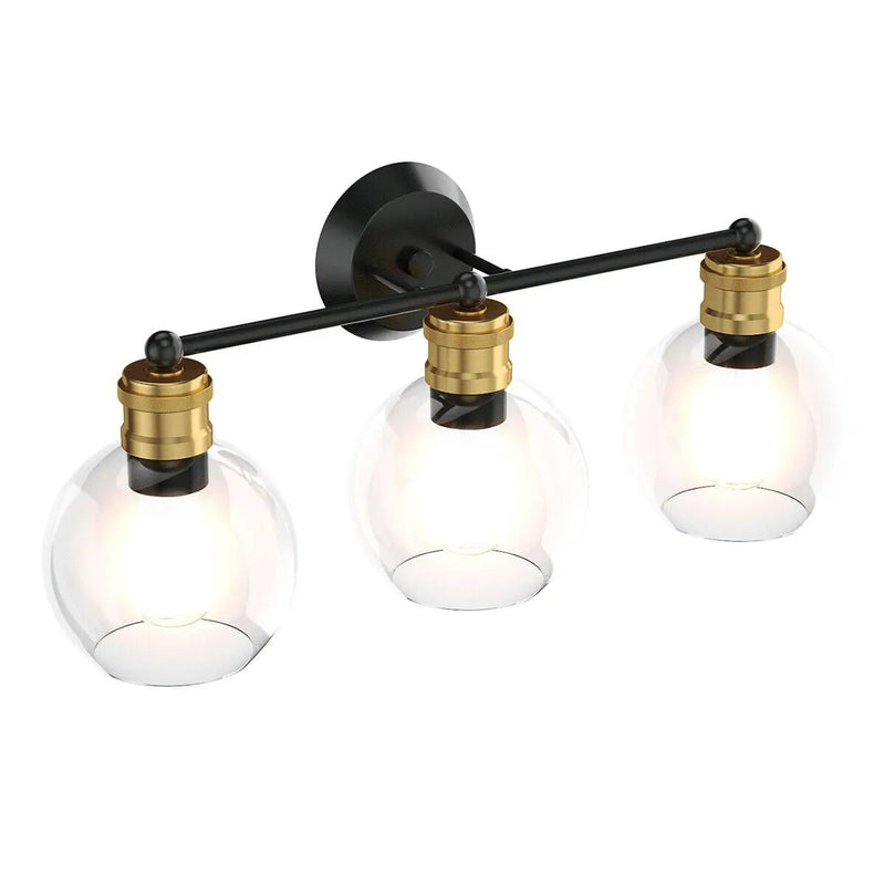 Modern 3-light Bubbled Glass Vanity Light by DirectDeals