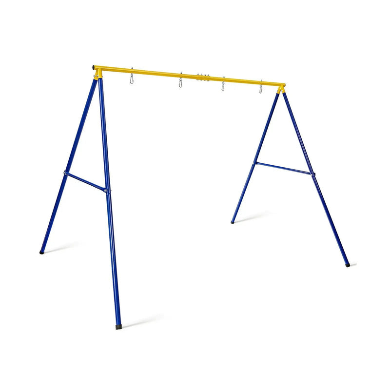 660 LBS Extra-Large A-Shaped Swing Stand with Anti-Slip Footpads (Without Seat)-Yellow by DirectDeals