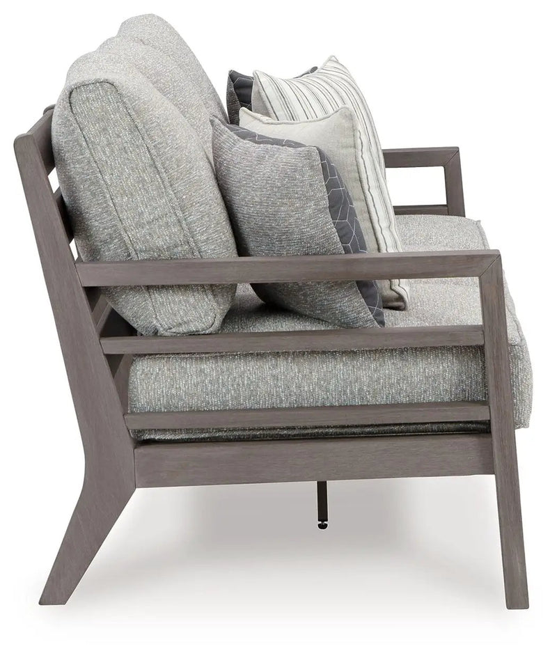 Hillside Barn - Sofa With Cushion - Gray / Brown by Unique Piece Furniture