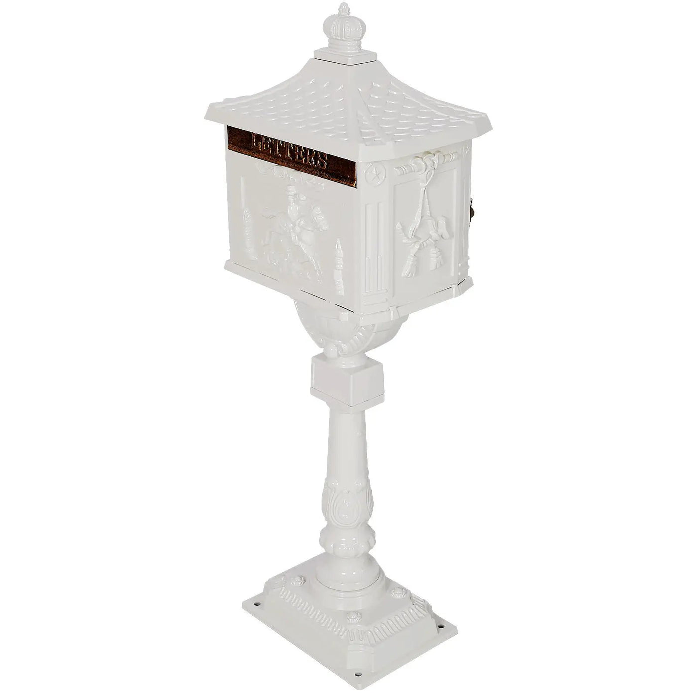 Cast Aluminum Mail Box, Postal Box, Mailbox by Unique Piece Furniture