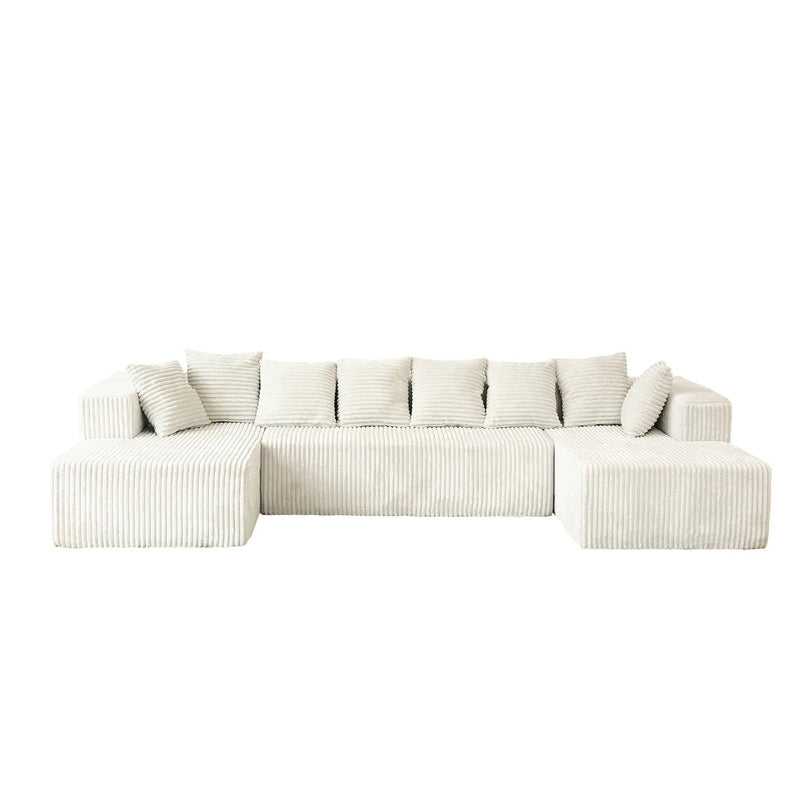 Modular U Shaped Sectional Sofa by HouseOfZazla