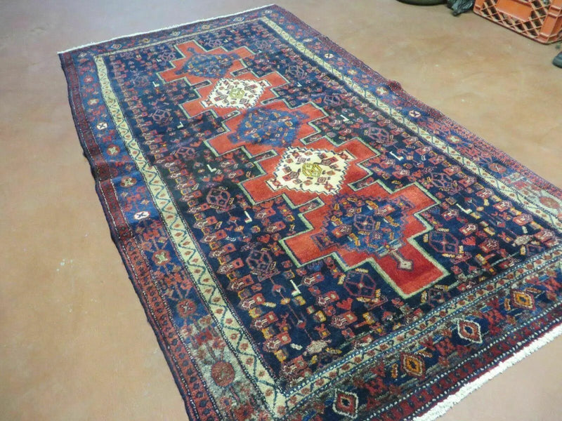4' X 7' Antique Handmade Turkish Wool Rug Nice # 638 by Jewel Rugs