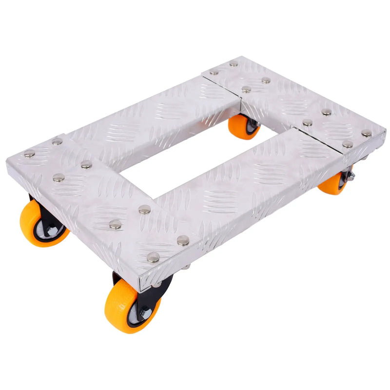 Heavy Duty Furniture Dolly Trolley Car, Aluminum Frame With 3" Tpu Professional Casters, Brake Option by Unique Piece Furniture