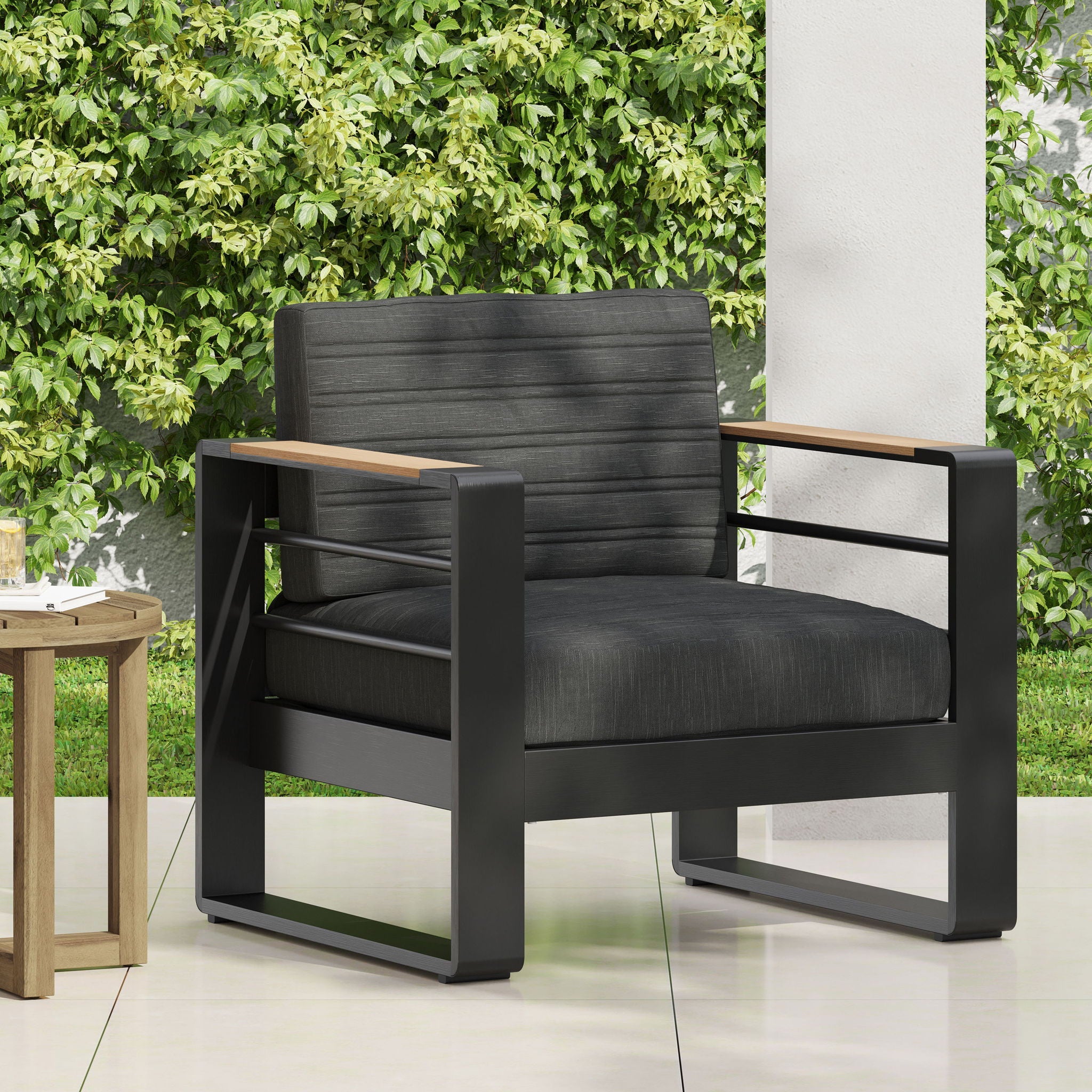 Giovanna Club Chair Set With Aluminum Frame by HouseOfZazla