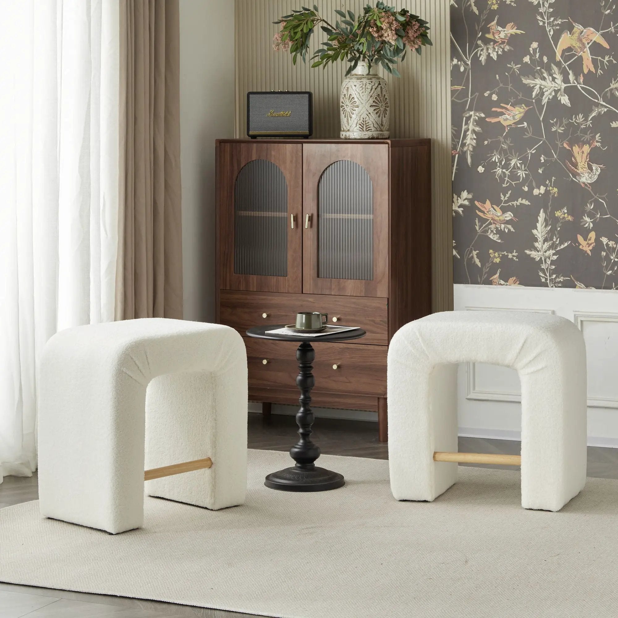 Boucle Stool (Set of 2) by HouseOfZazla