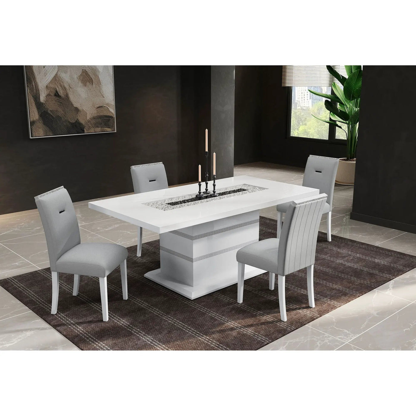 Ariya - Dining Table And Chair Set by Unique Piece Furniture