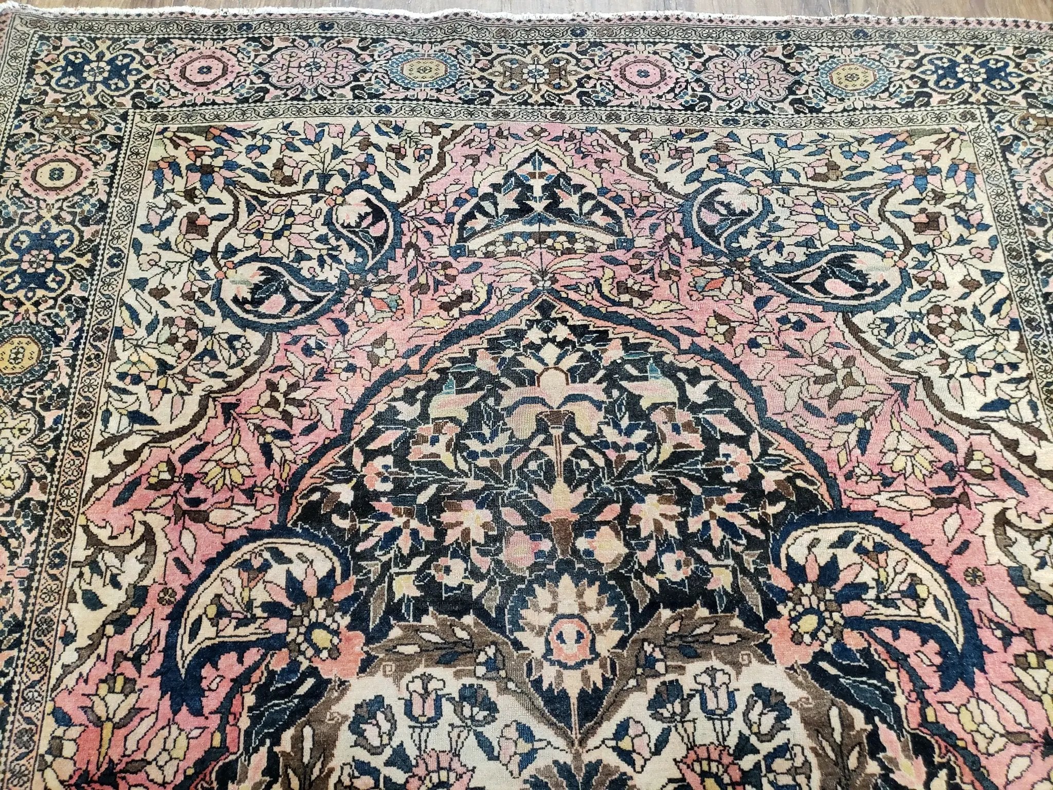 Antique Persian Farahan Rug, 4'1" x 6' 5" by Jewel Rugs
