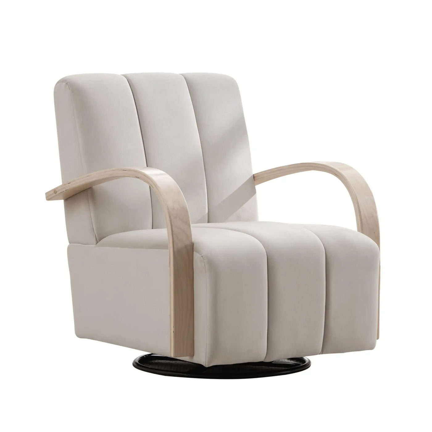 360° Swivel Accent Chair With Armrests by HouseOfZazla
