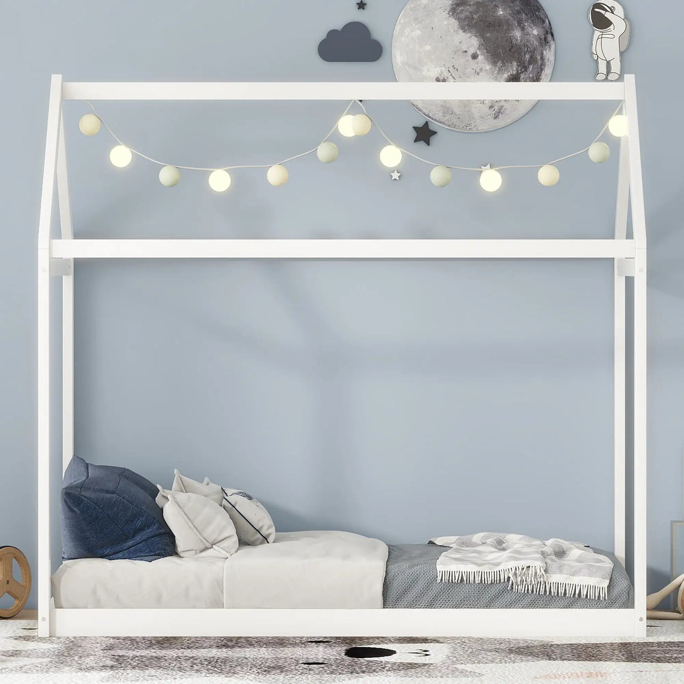 Wooden House Shaped Bed by Unique Piece Furniture