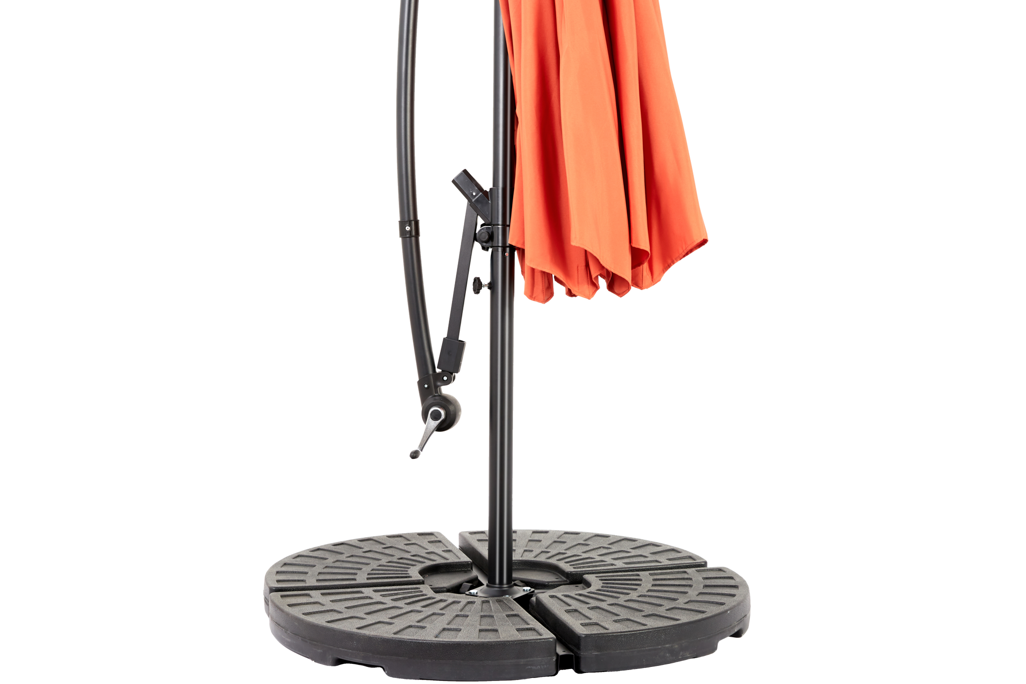 10ft Offset Hanging Market Patio Umbrella with Easy Tilt Adjustment by HouseOfZazla