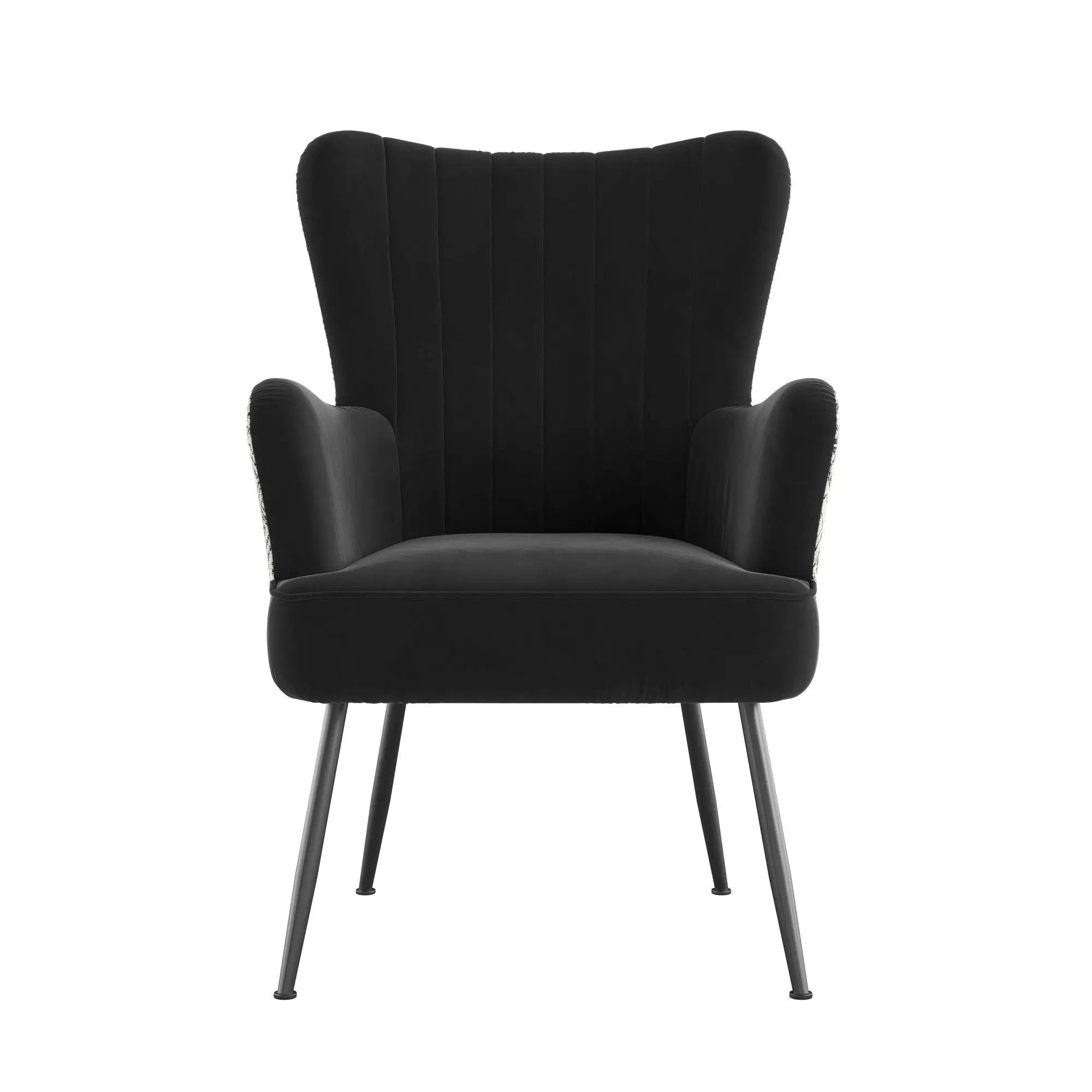 Accent Chair With Unique Print Fabric by HouseOfZazla