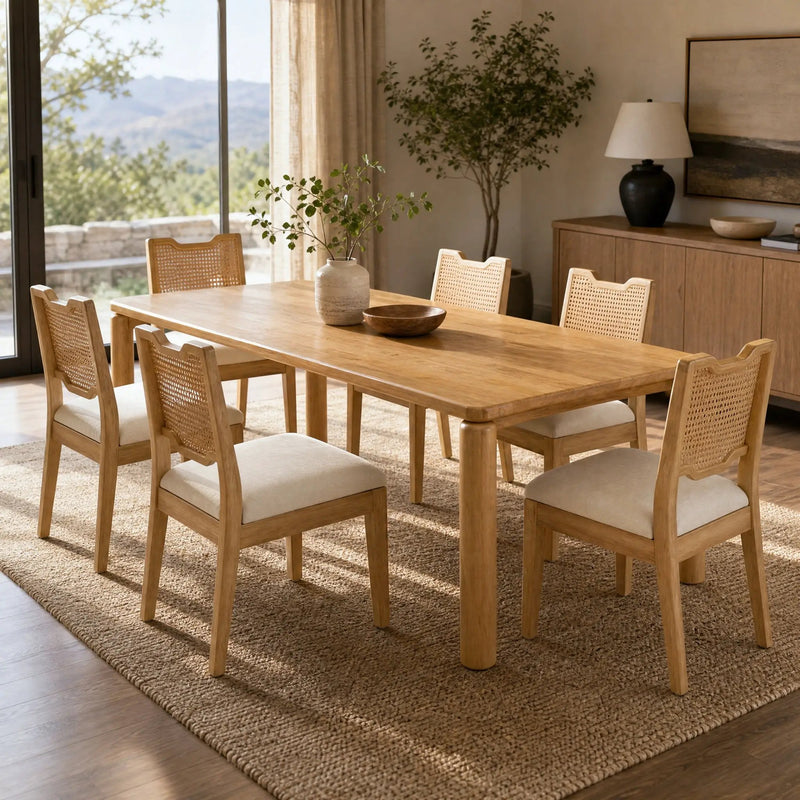 7-Piece Dining Table Set, 70" by HouseOfZazla