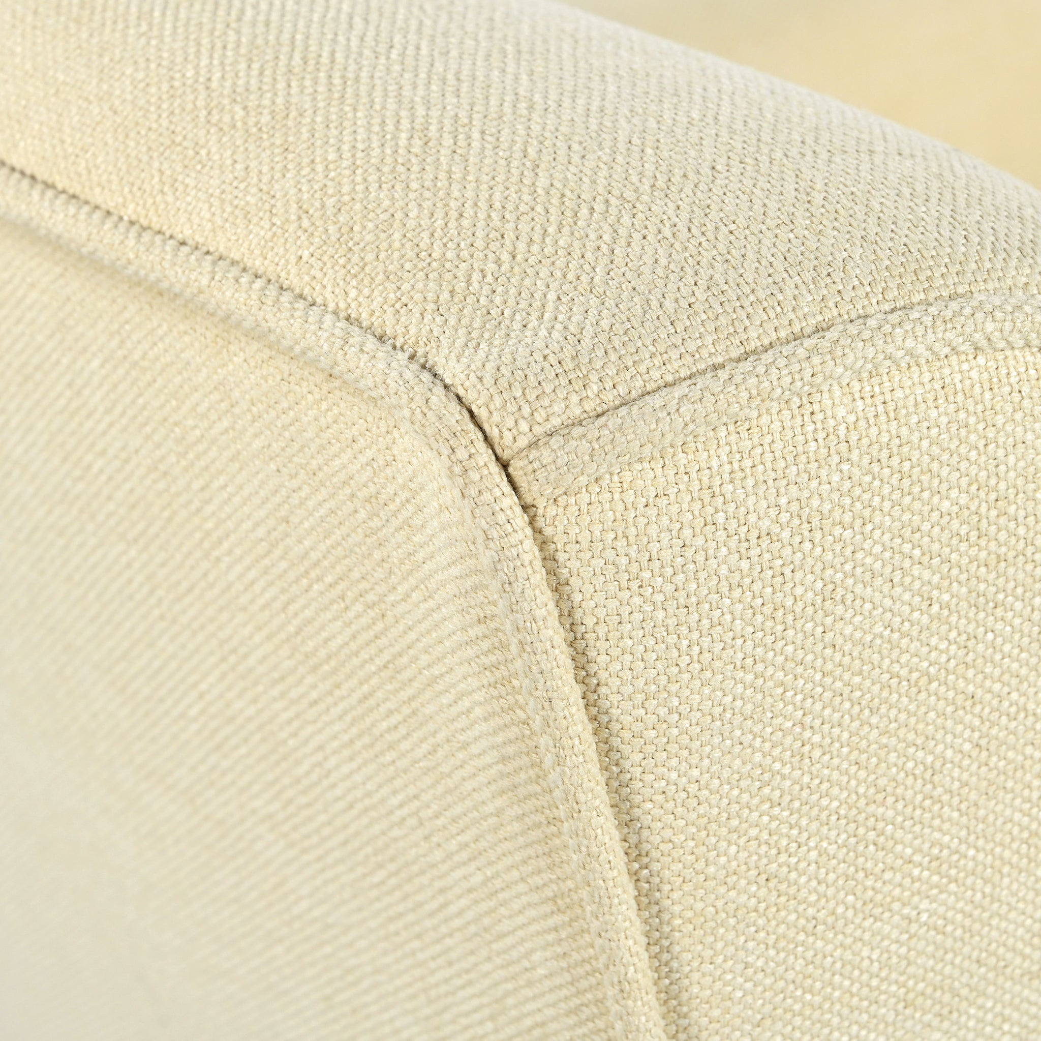 Mid-Century Modern Armchair - Tufted Fabric Accent Chair with Solid Wood Legs by HouseOfZazla