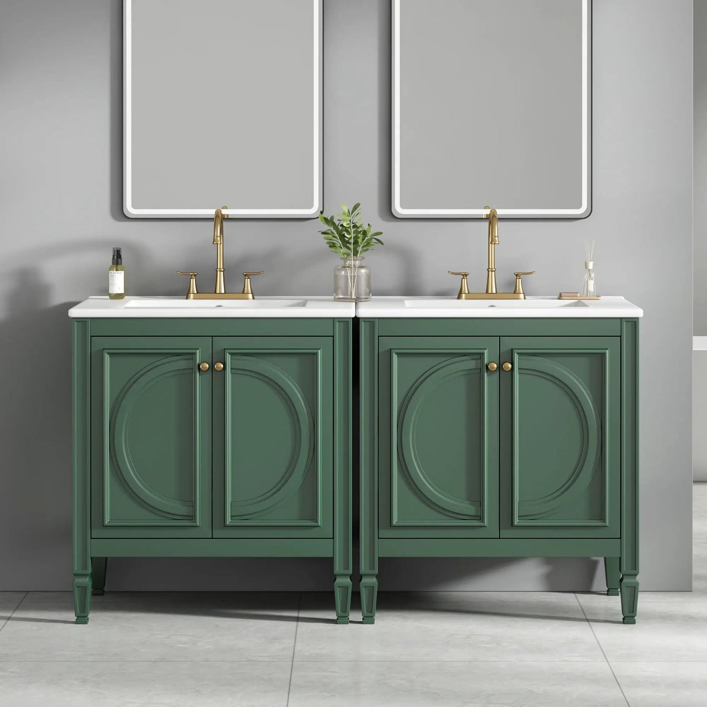 Bathroom Vanity With Sink With 2 Doors And Adjustable Shelf by HouseOfZazla