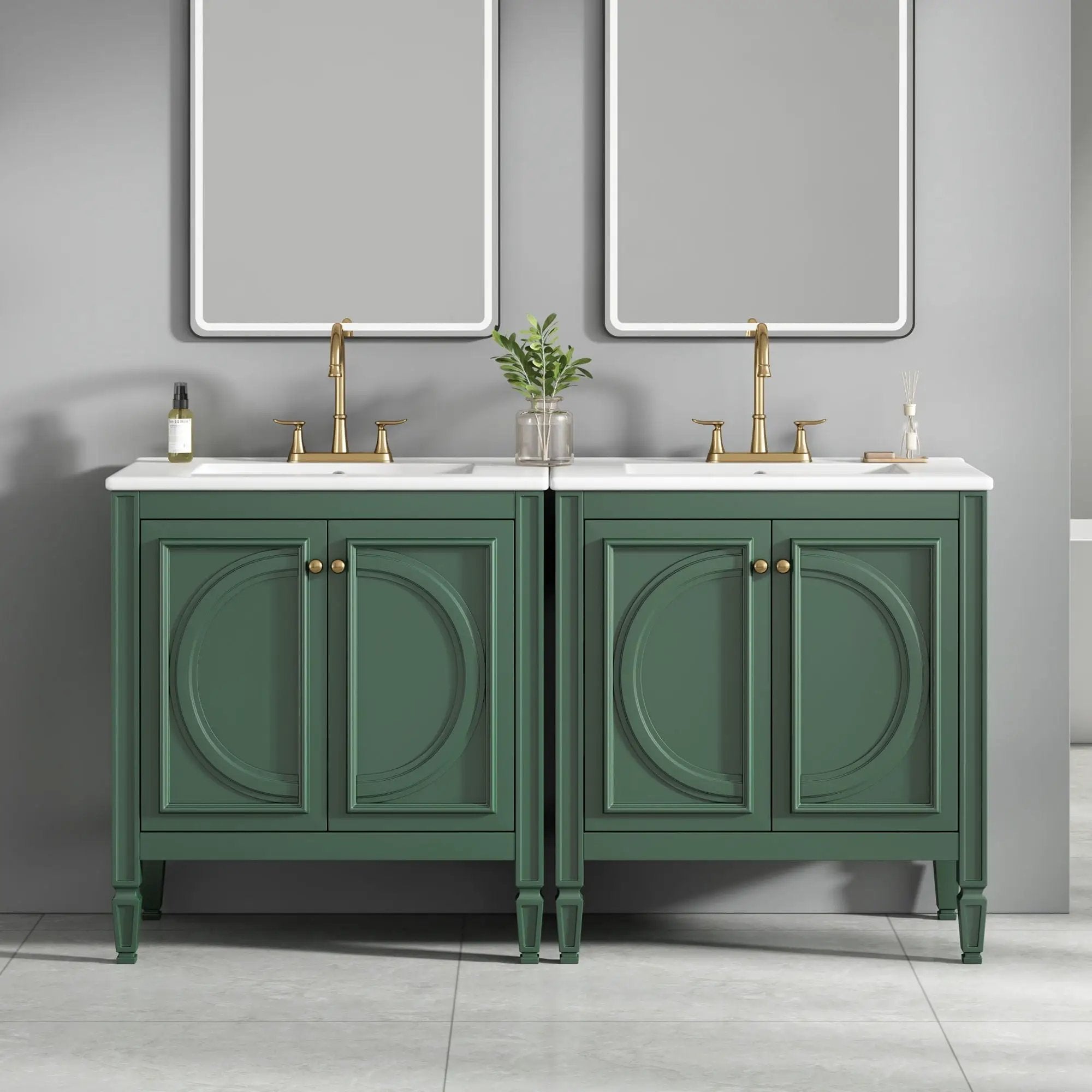 Bathroom Vanity With Sink With 2 Doors And Adjustable Shelf by HouseOfZazla