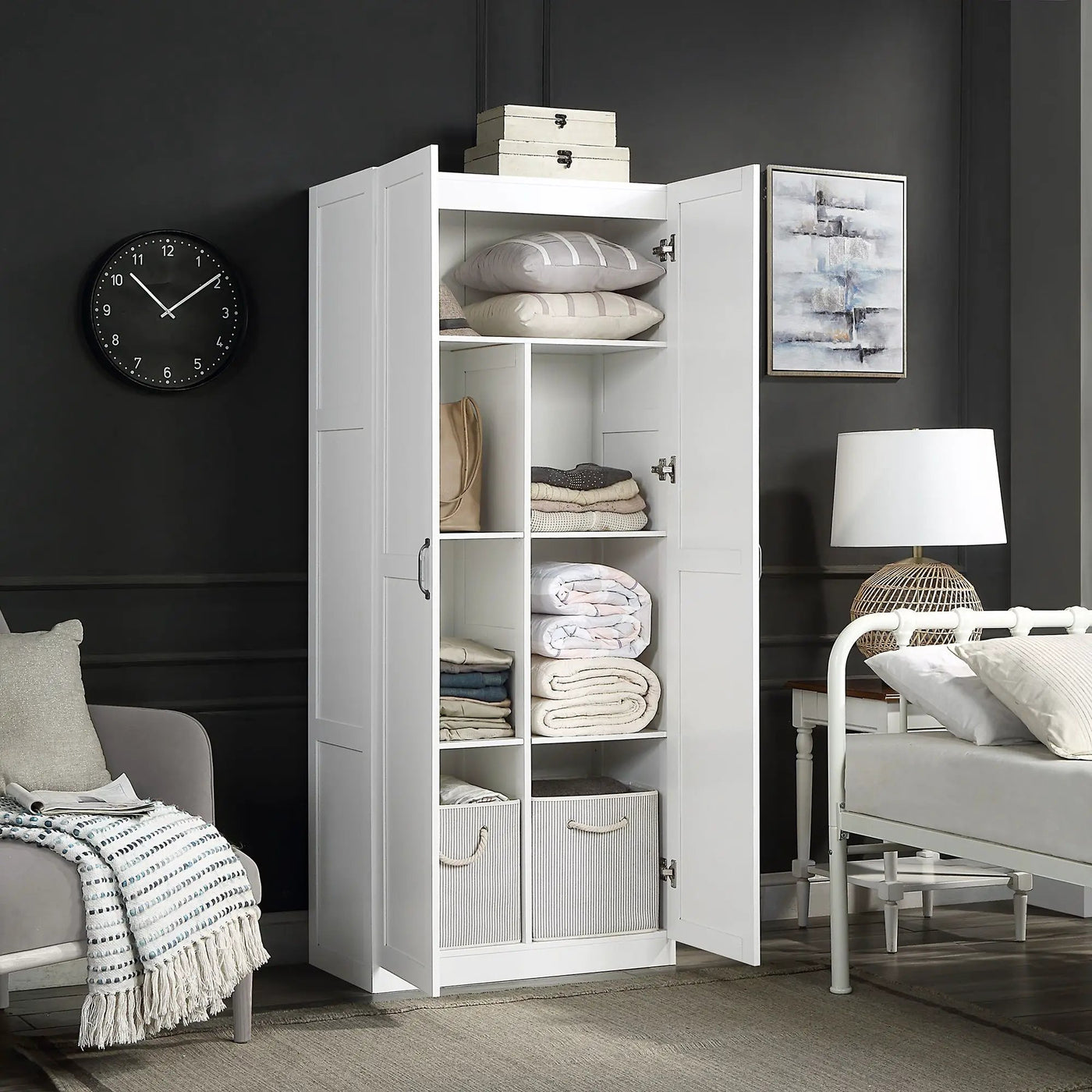 Hopkins - Storage Cabinet With 7 Shelves by HouseOfZazla