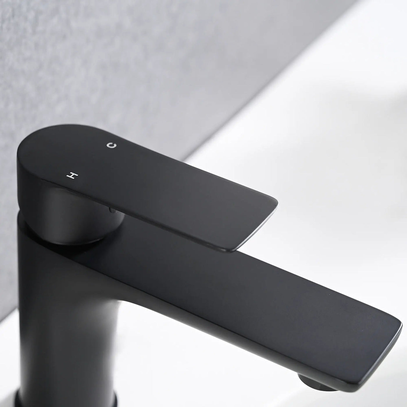 Modern Bathroom Sink Faucet Single Handle Brass Countertop Mount by HouseOfZazla