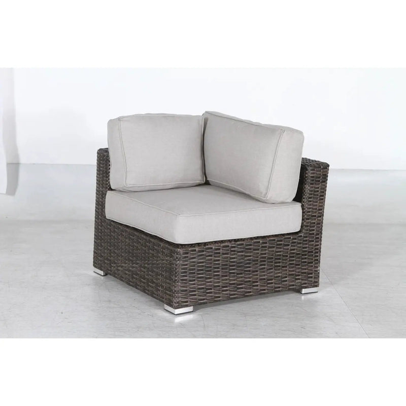 6 Piece Sectional Sofa Set With Cushions - Brown by Unique Piece Furniture