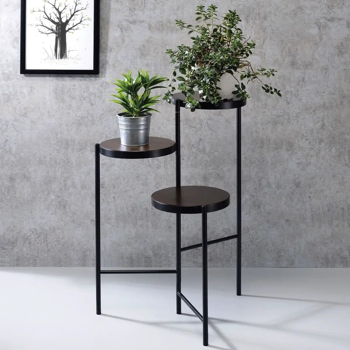 Namid - 30" Plant Stand - Black by Unique Piece Furniture