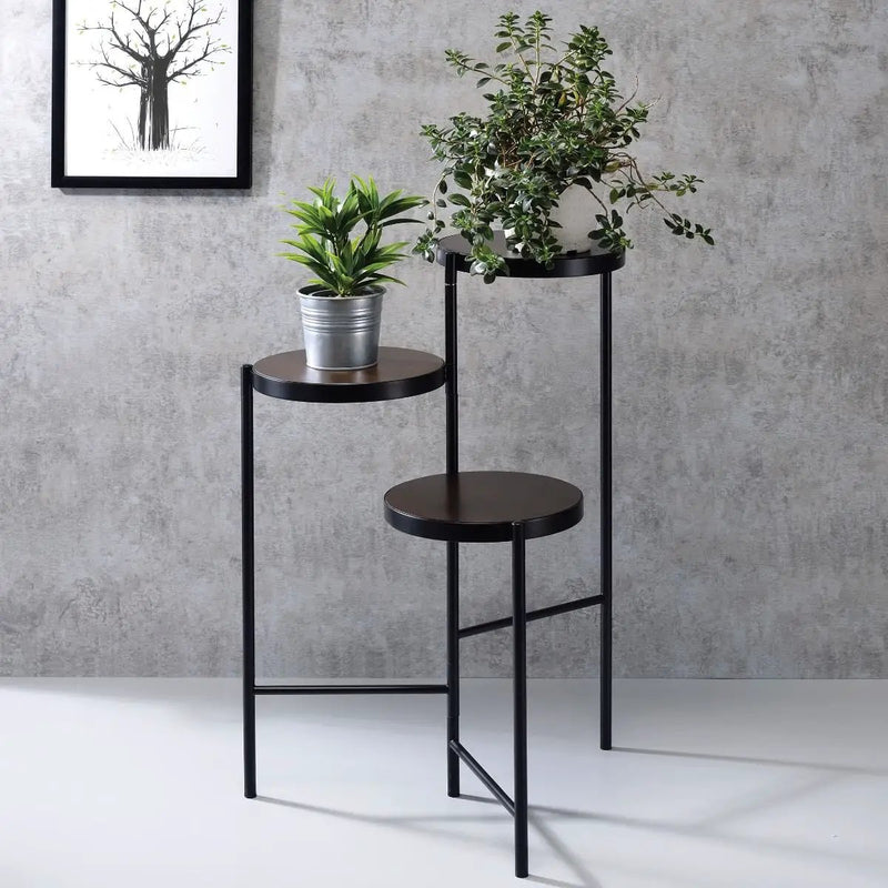 Namid - 30" Plant Stand - Black by Unique Piece Furniture
