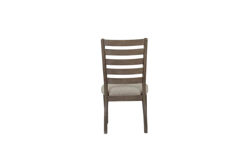 Side Dining Chair With Ladder Back (Set of 2) - Gray by Unique Piece Furniture