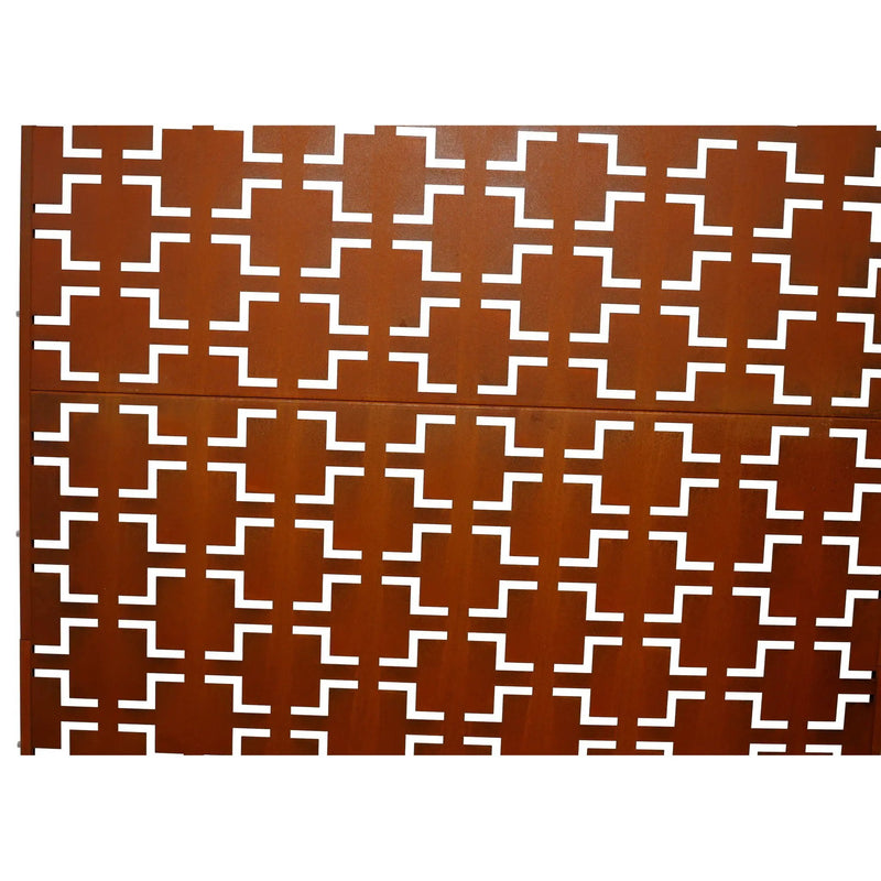 Outdoor & Indoor Metal Privacy Freestanding Decorative Screen by HouseOfZazla