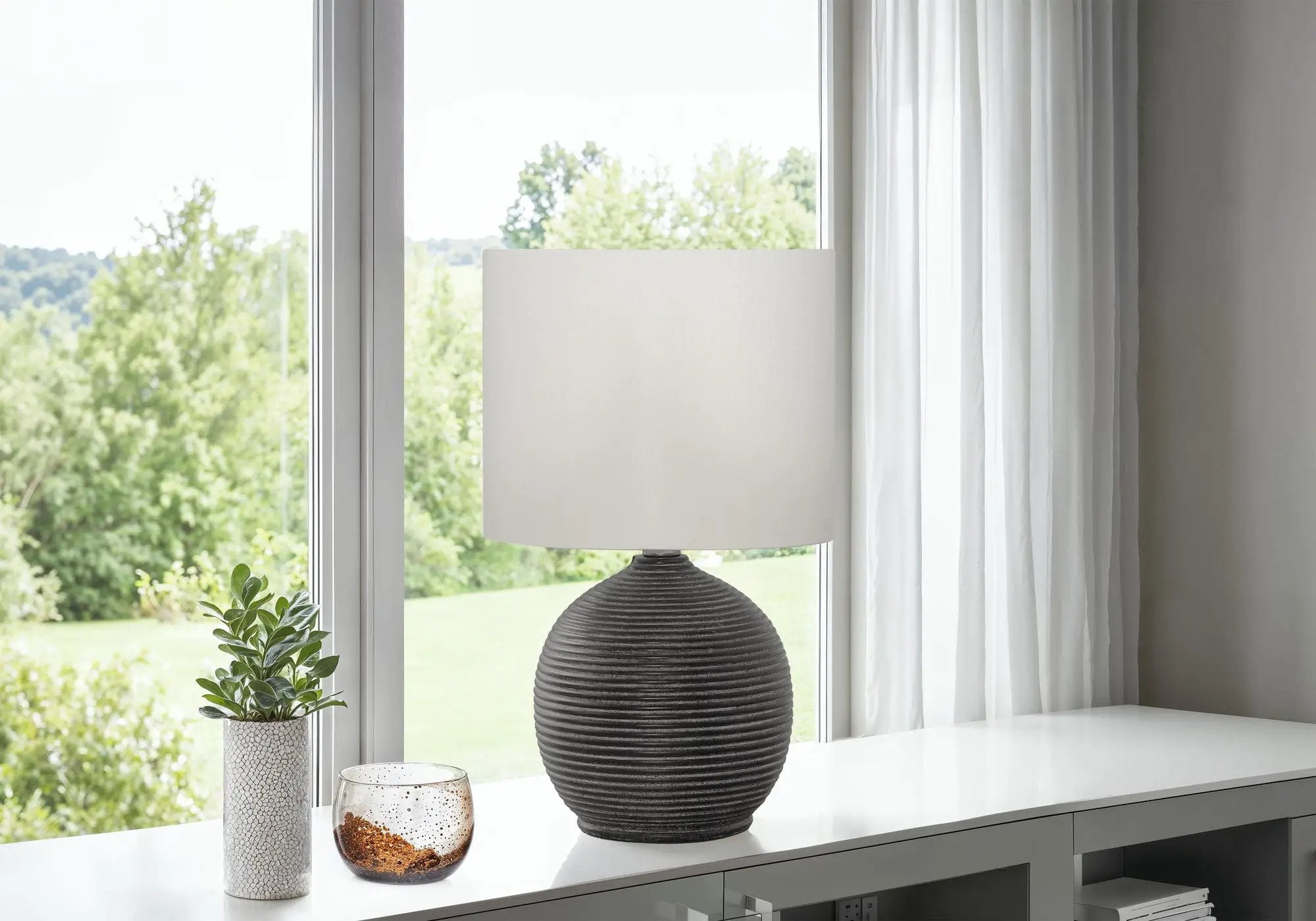 Lighting, Resin, Contemporary - Black by Unique Piece Furniture