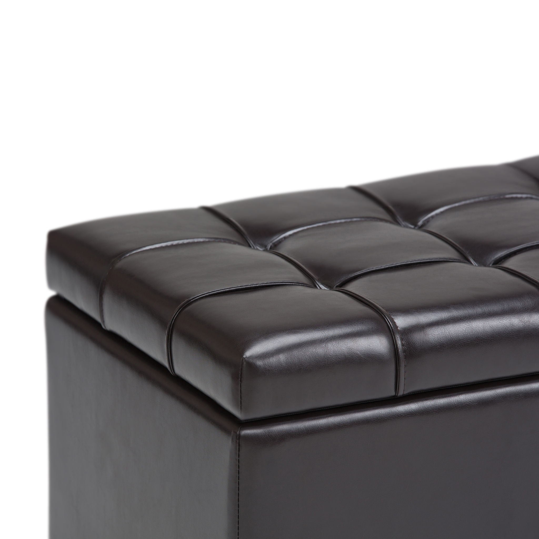 Sienna - Upholstered Storage Ottoman Bench by HouseOfZazla