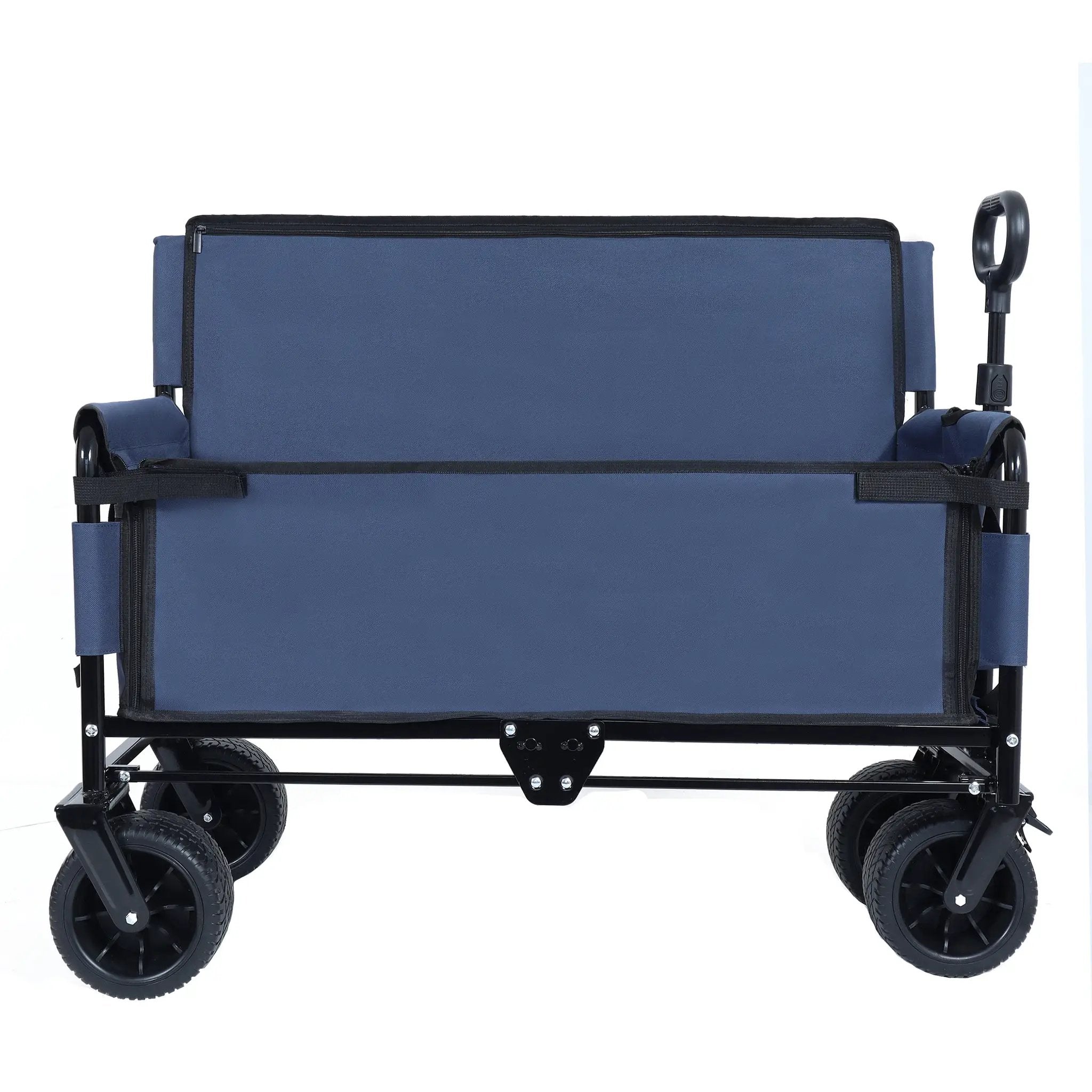 3-in-1 Convertible Folding Wagon Cart with Bench Seat & Storage by HouseOfZazla