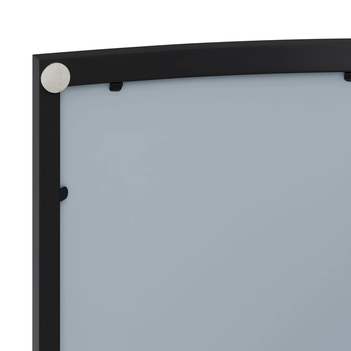 Arched Glass Double Door Wardrobe With Shatterproof Mirror, Open Shelf & Towel Rack by HouseOfZazla