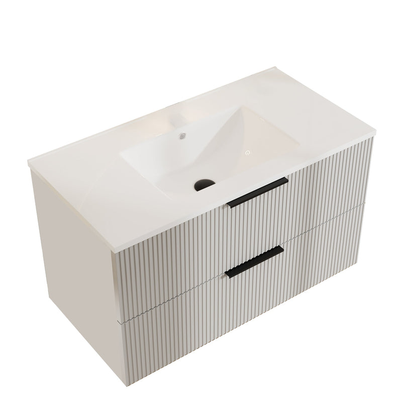 36 Inch Floating Bathroom Vanity by HouseOfZazla