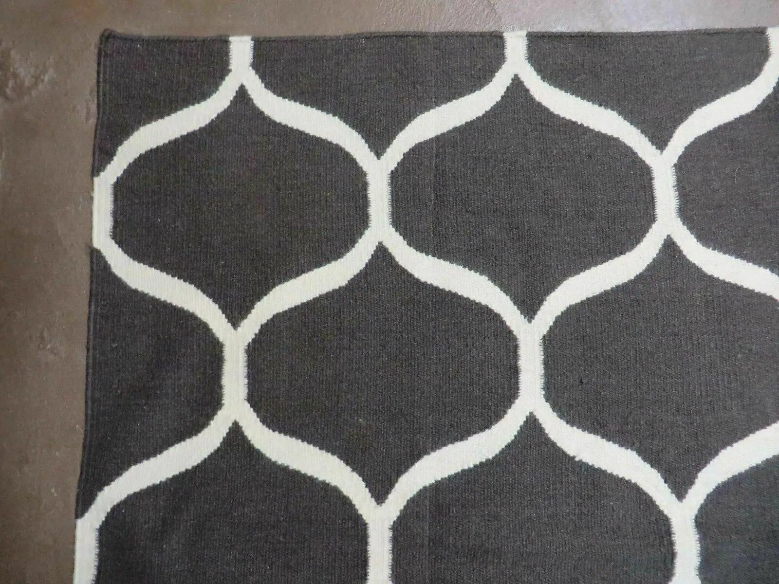5' X 8' Modern Contemporary Hand Made Flat Weave Wool Rug Veg Dyes Nice by Jewel Rugs